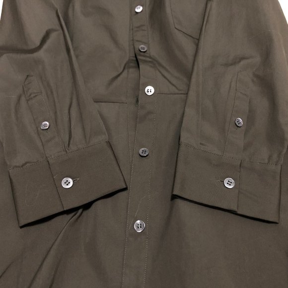 Theory Button-Up Peplum Top - Size S - Picture 4 of 9